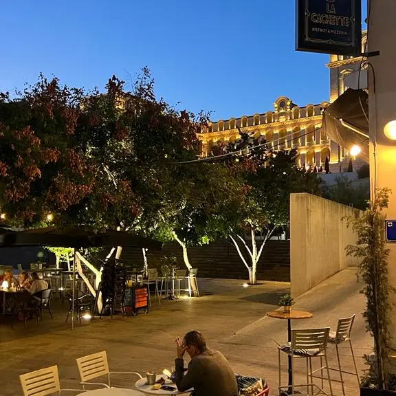 Terrasse la nuit