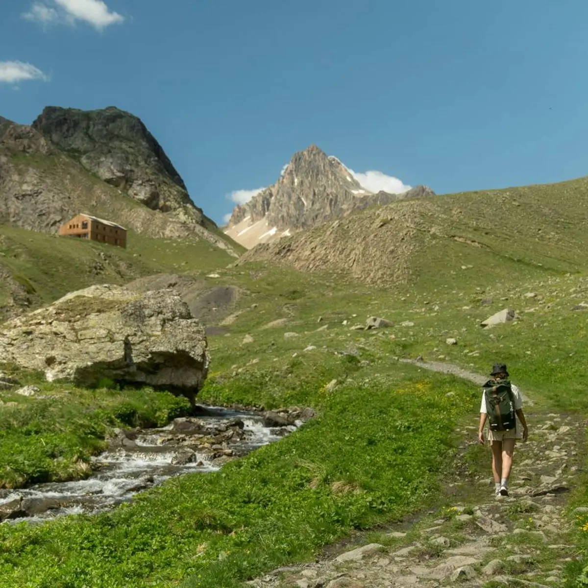 Vers le refuge du clot des vaches