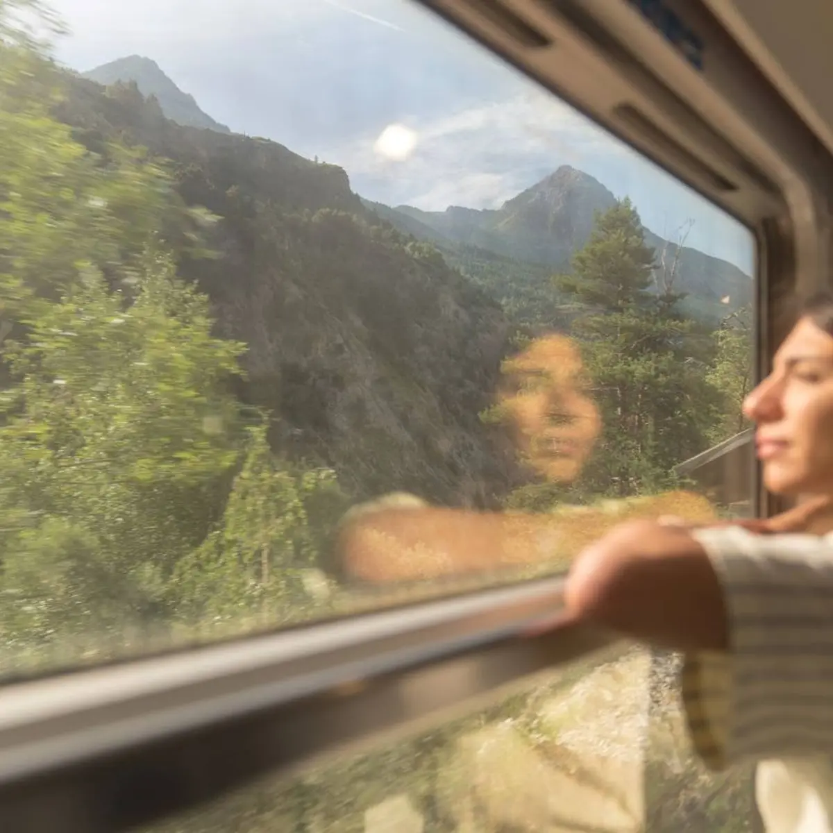 Dans le train de nuit Paris-Briançon