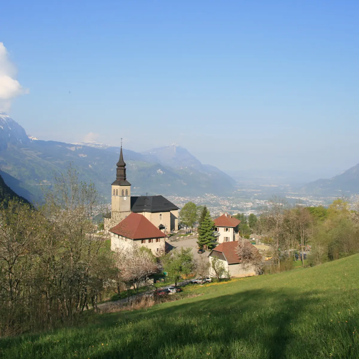 Vue sur la vallée de l'Arve