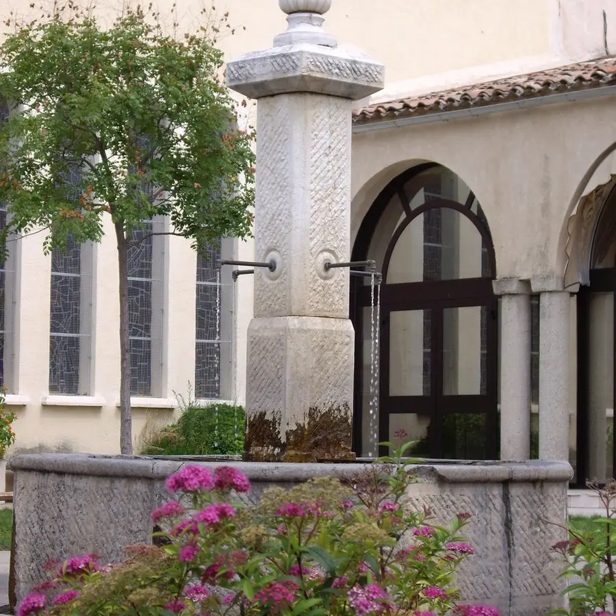 In front of the tourist information centre