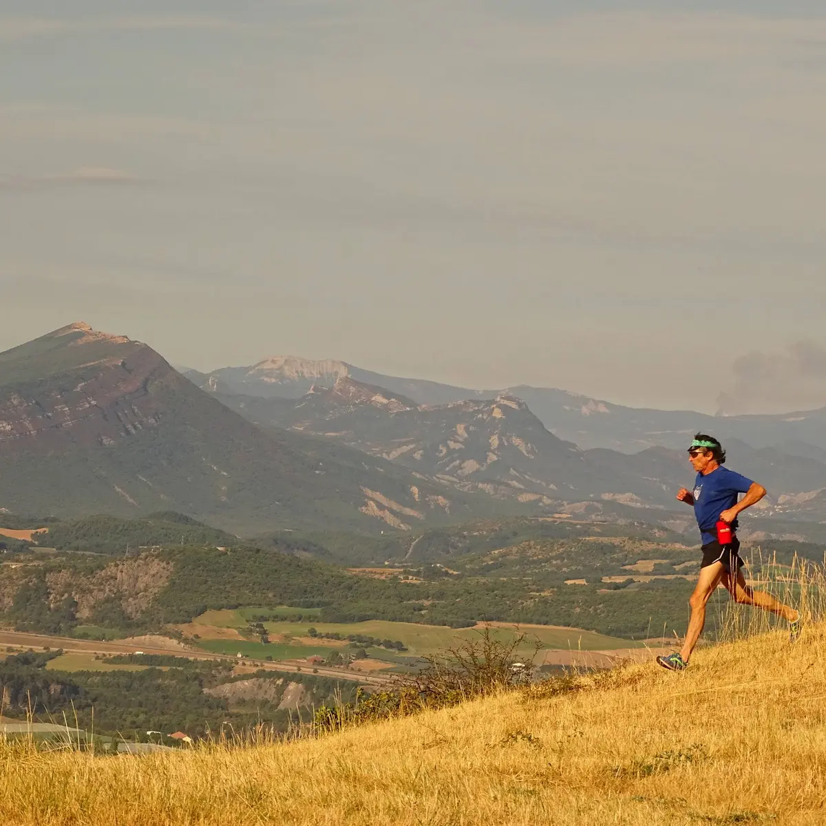 Running panoramique en crête