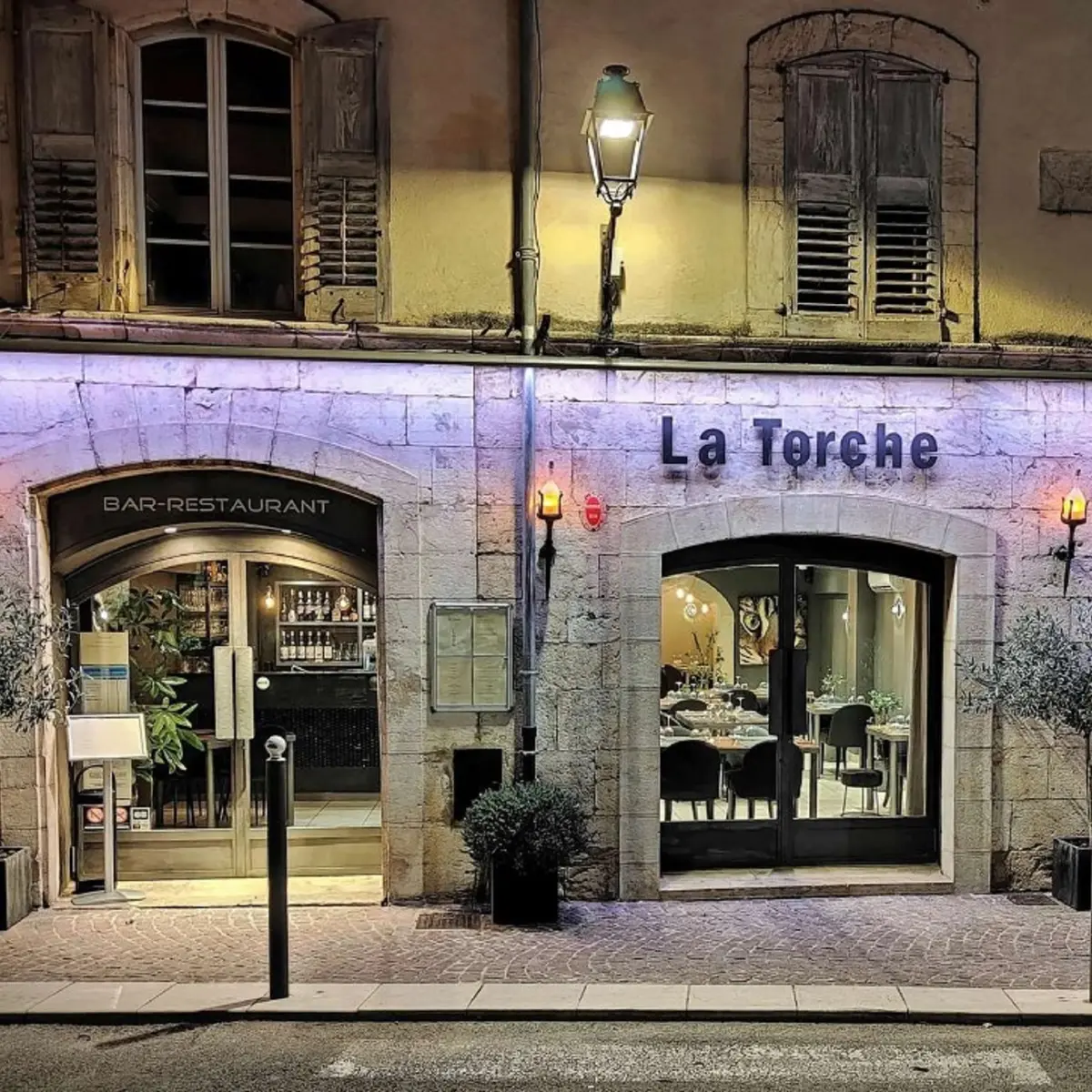 La façade du restaurant