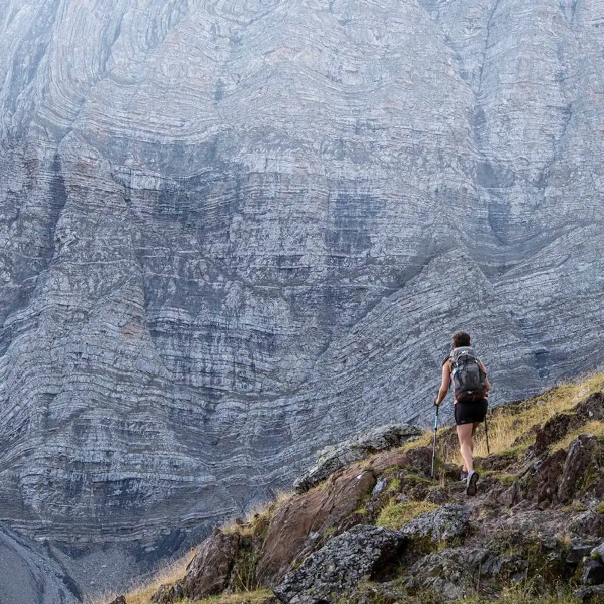 Montée au col du Cheval de bois