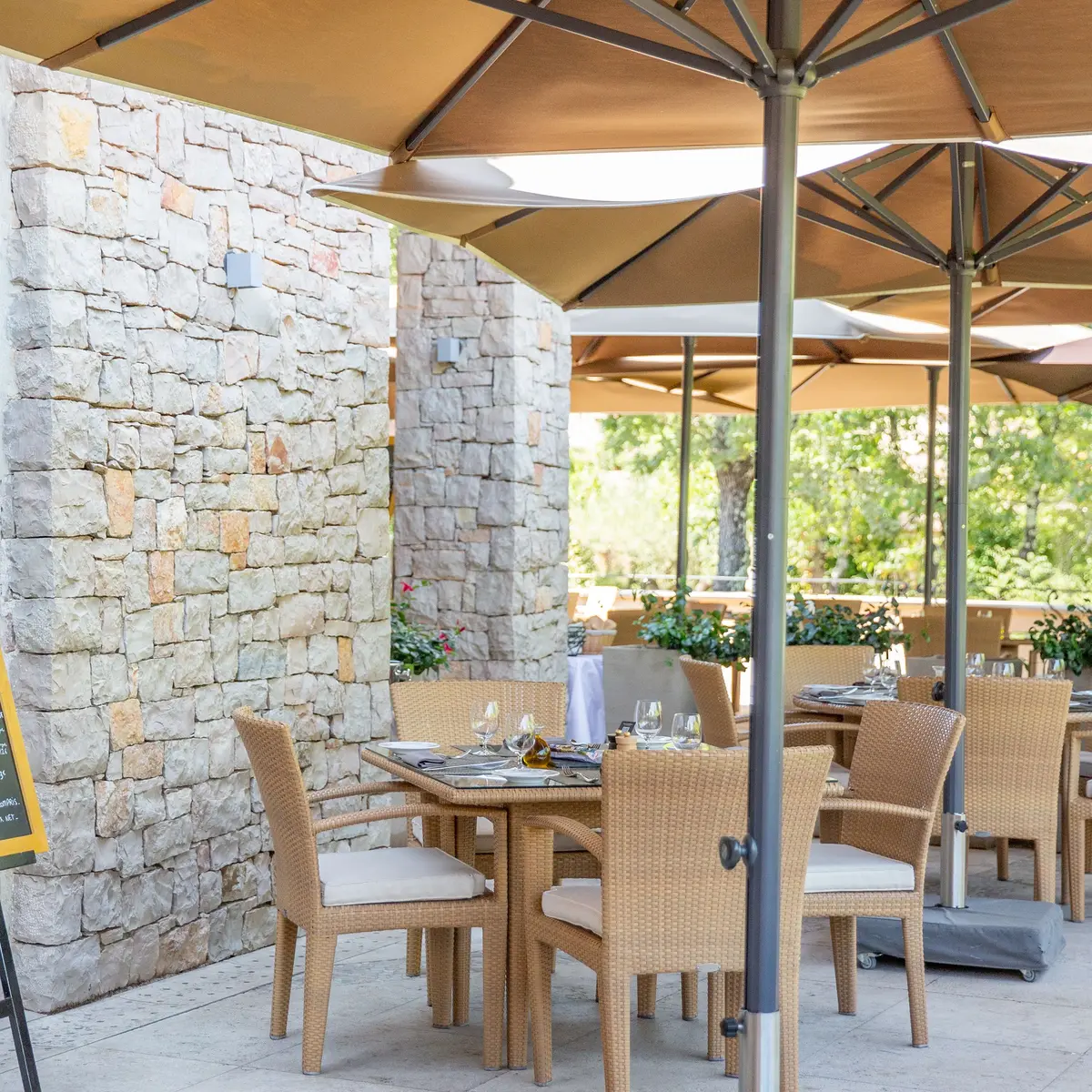En terrasse