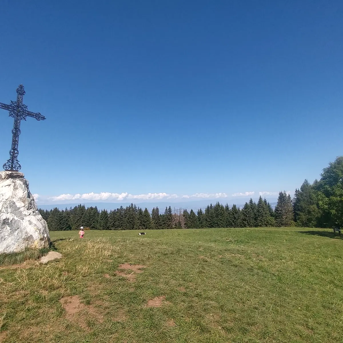 Vue sur la croix