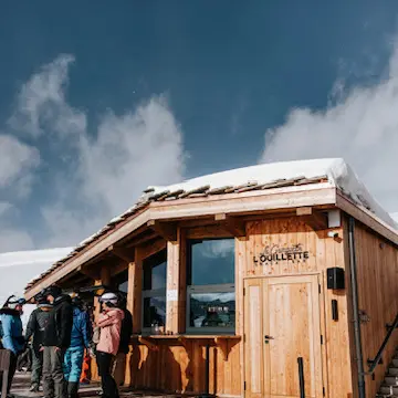 Le snack la Guinguette_ La Plage de l'Ouillette_Val-d'Isère