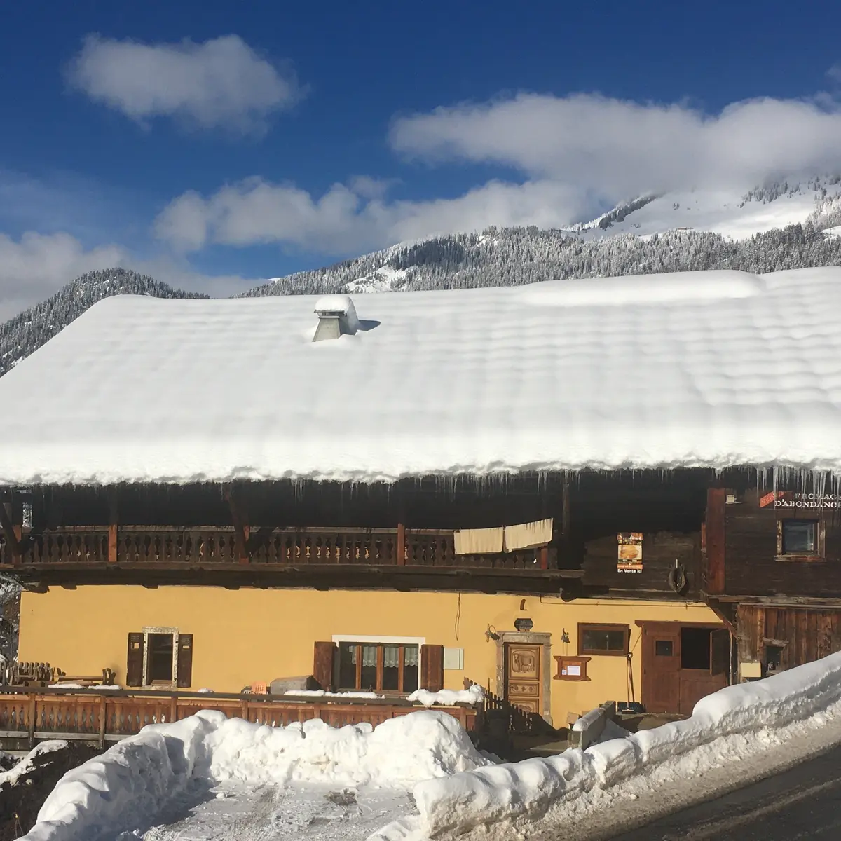 La Ferme en hiver