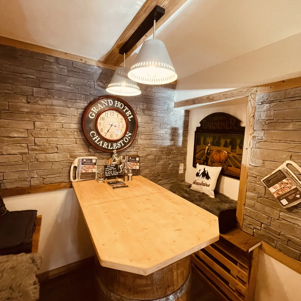 Espace coin bar