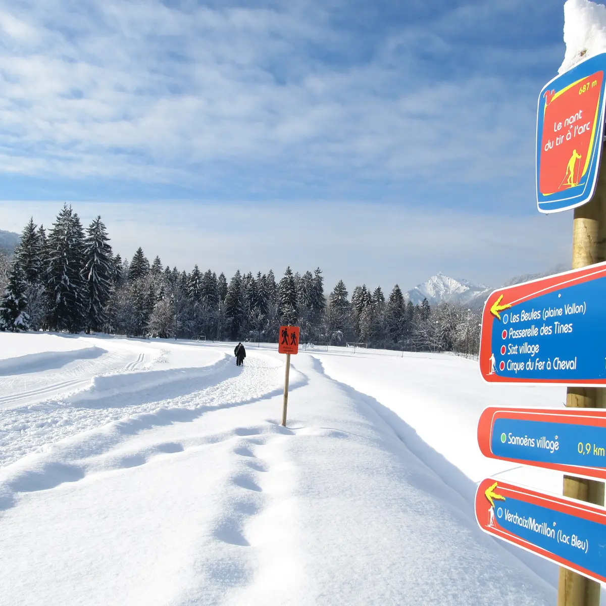 pistes du domaine nordique du Haut-Giffre