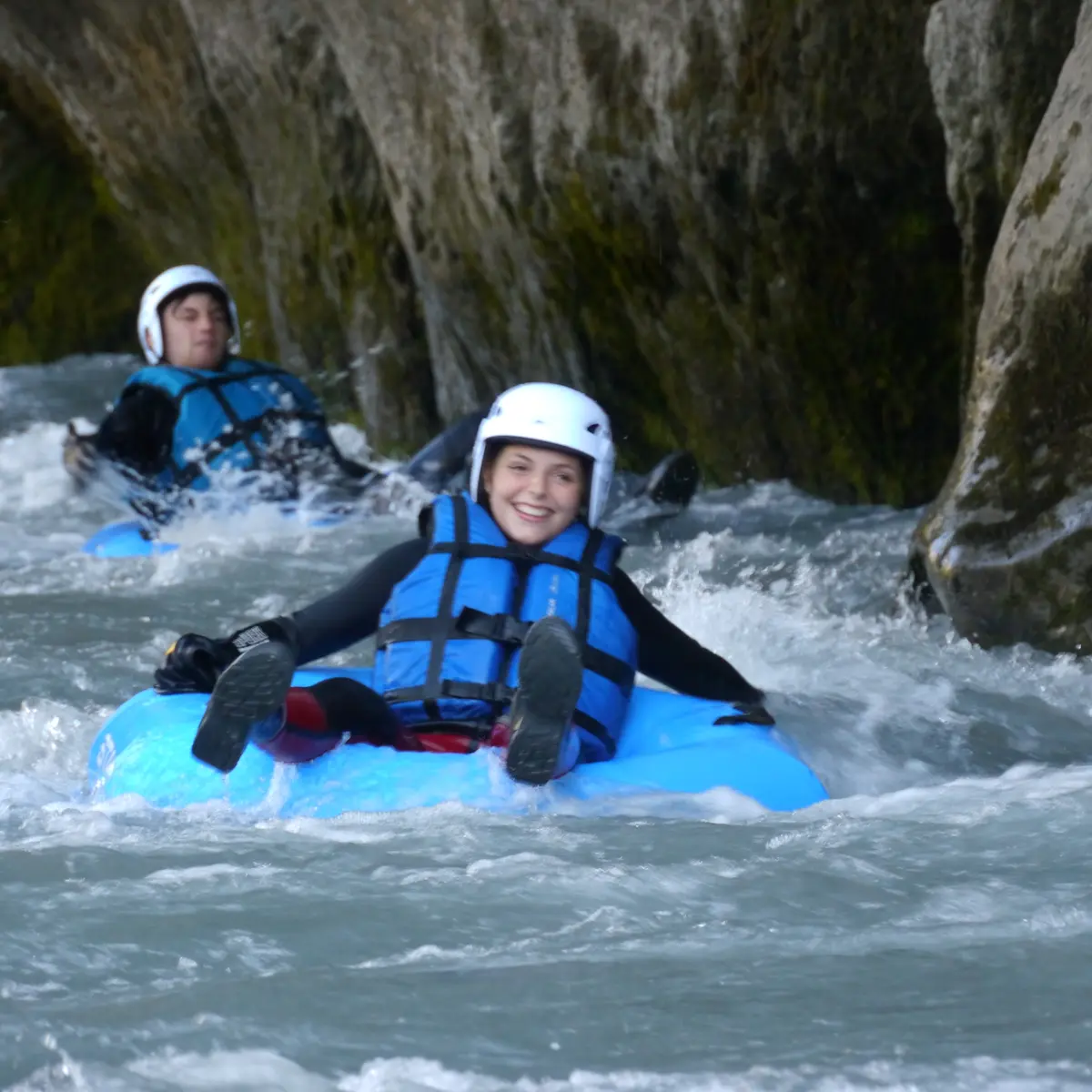 Tubing sur le Giffre