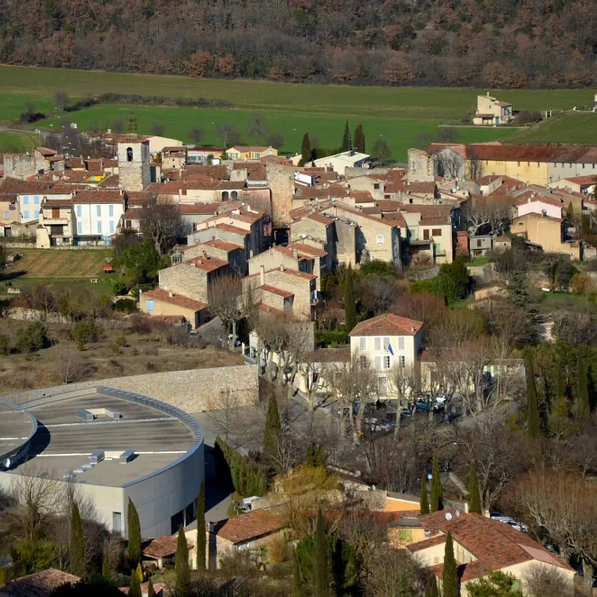 Vue sur le village