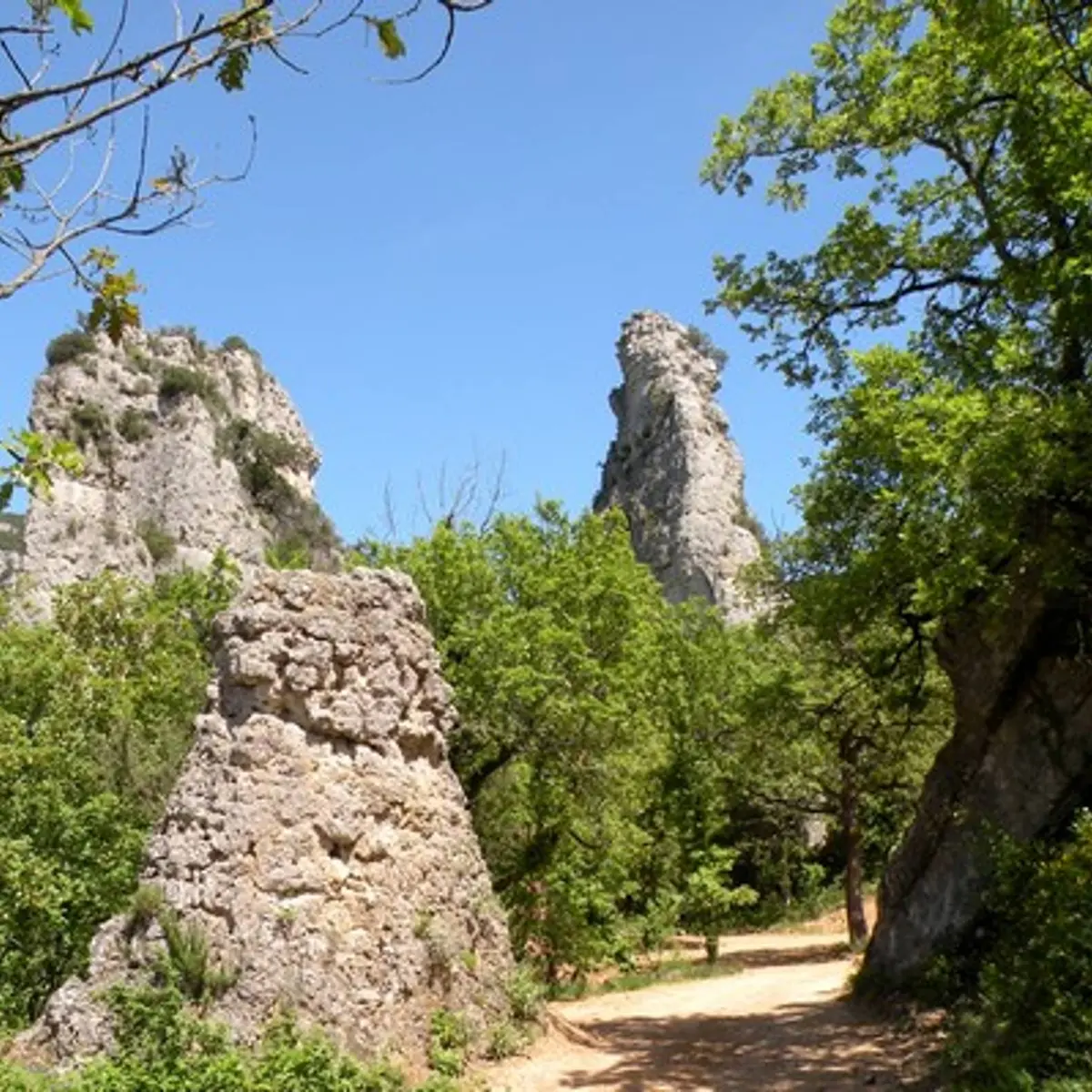 Les Aiguilles depuis Méounes