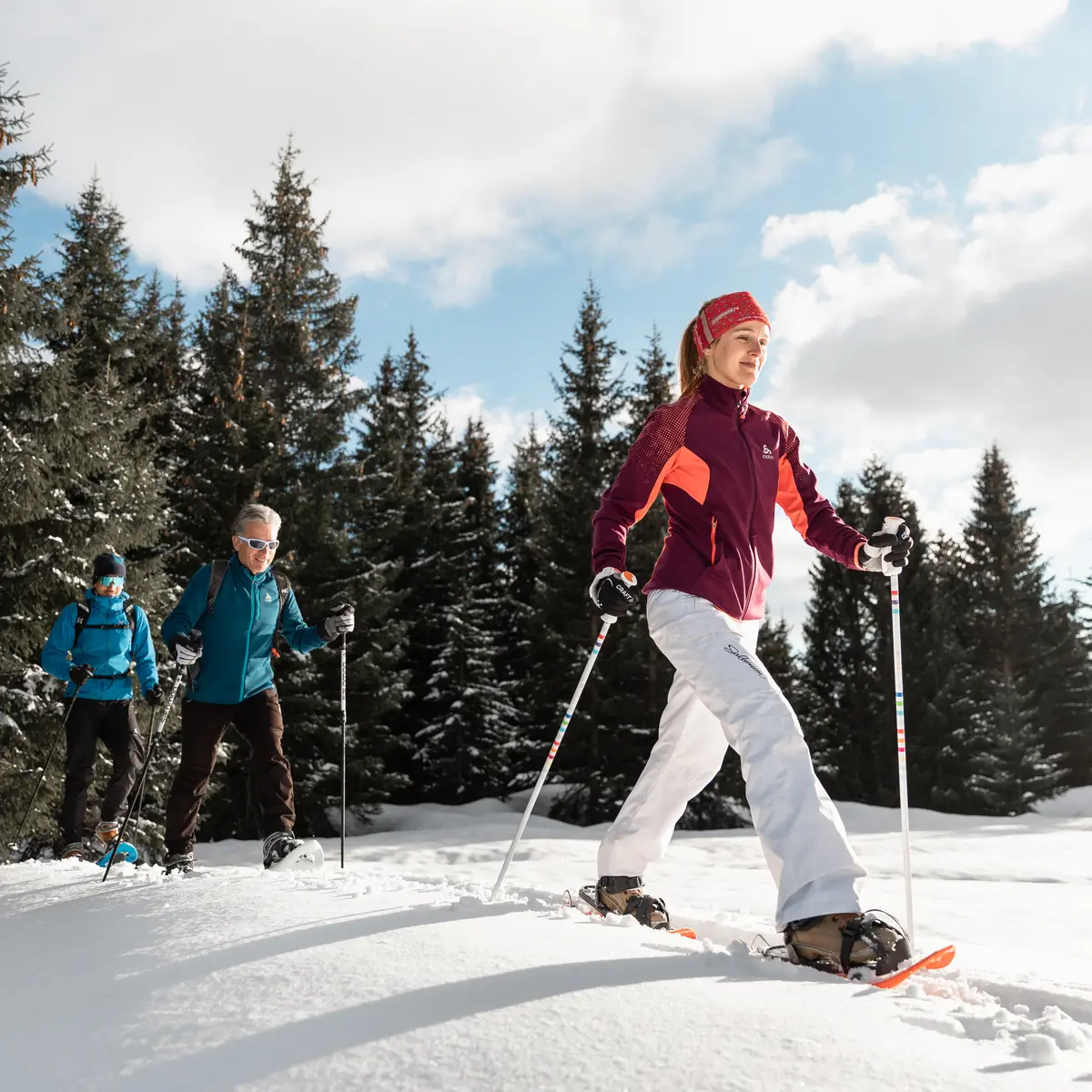 Sentiers raquettes au Grand-Bornand 32 : Sur Frêtes