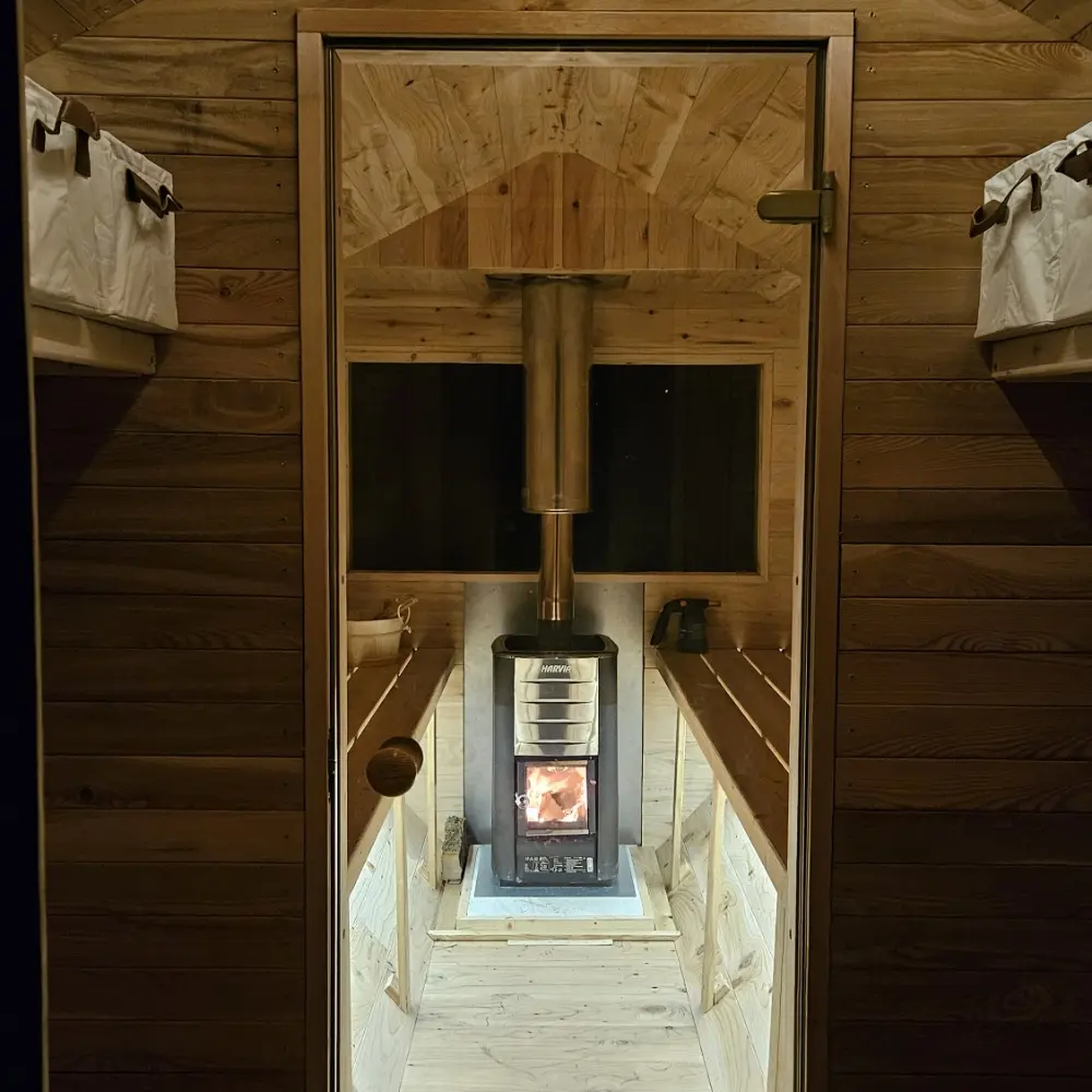 Intérieur du Sauna