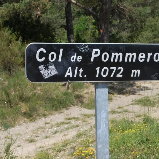 Col de Pommerol, panneau
