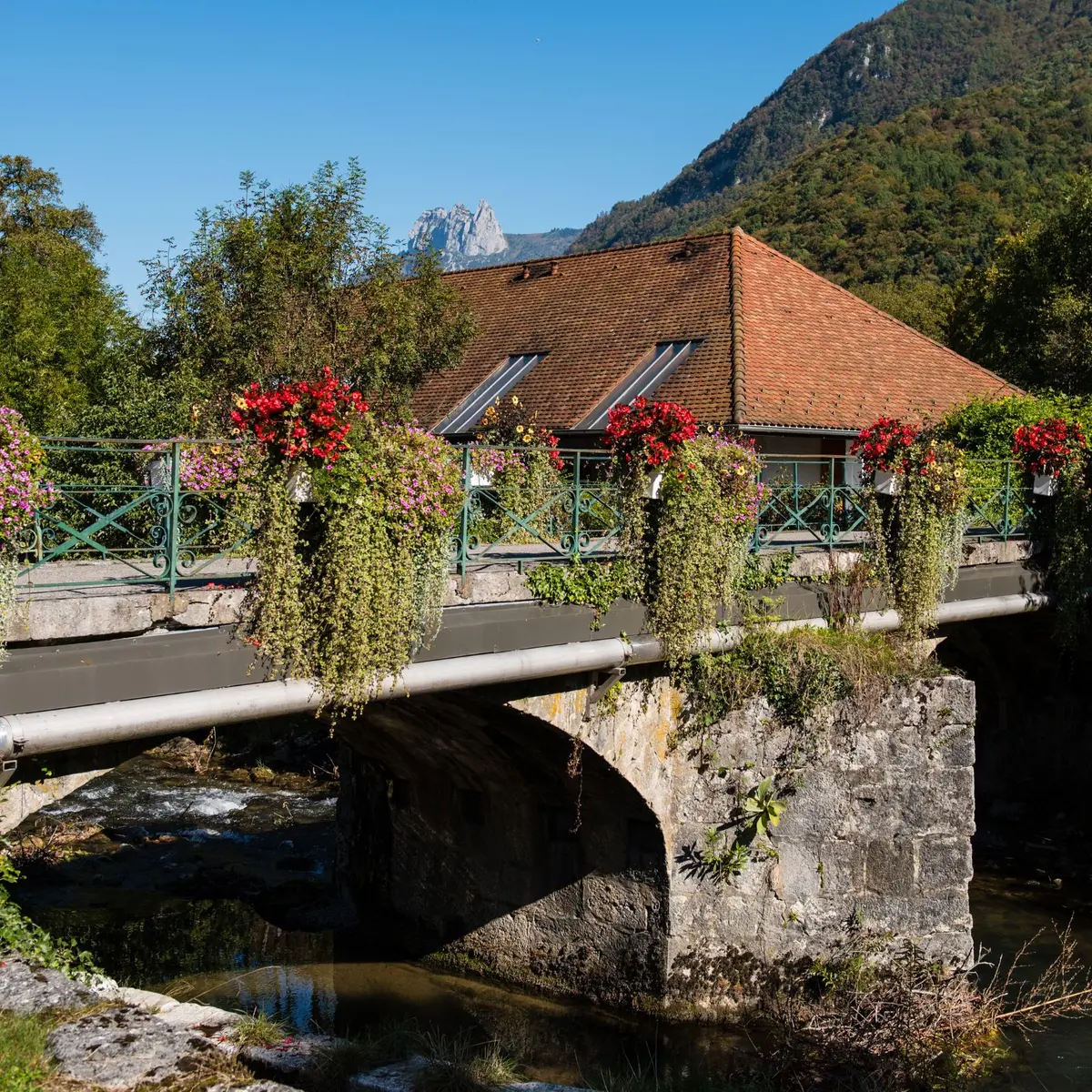 Pont de Verthier fleuri