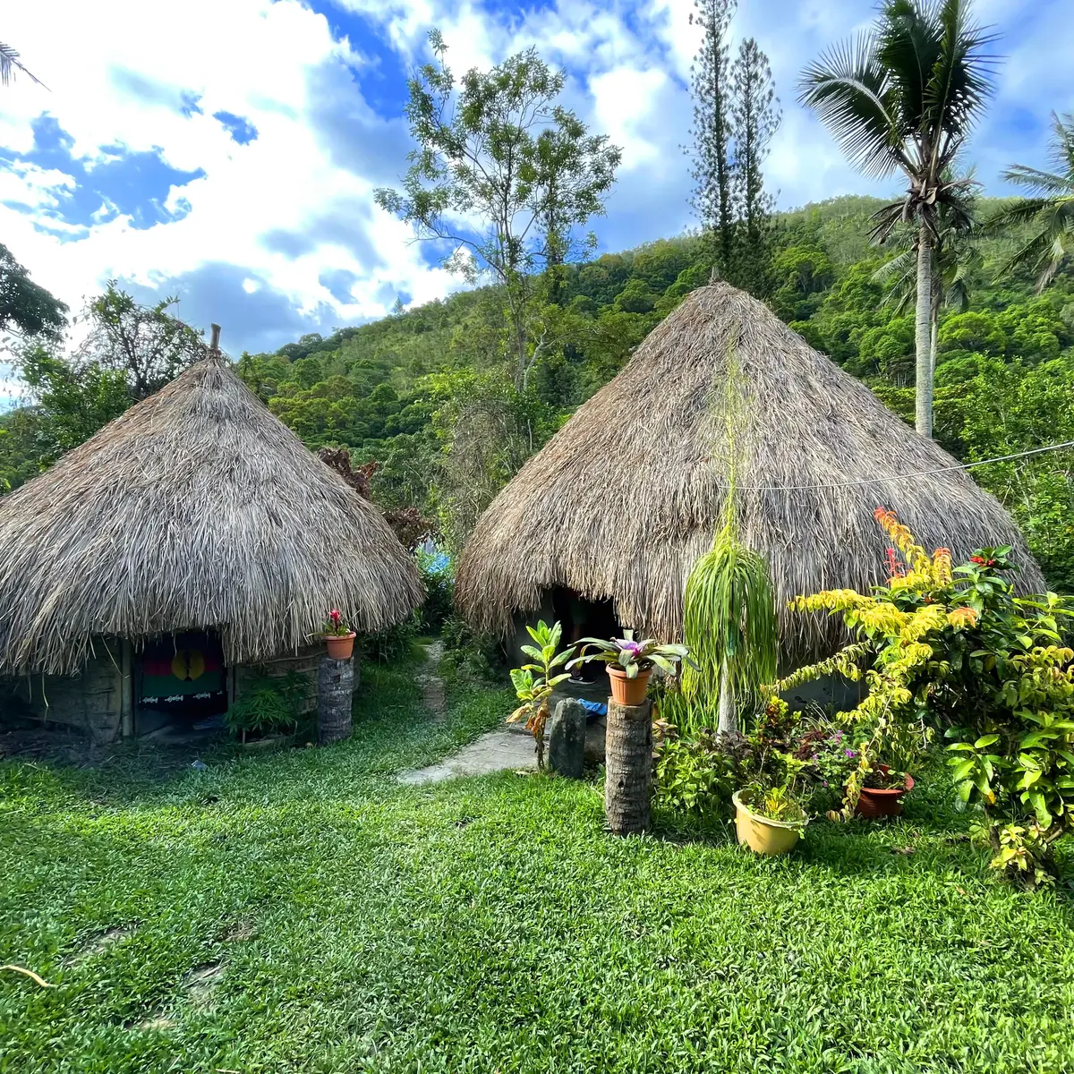 accueil en tribu, chez julie, tendo