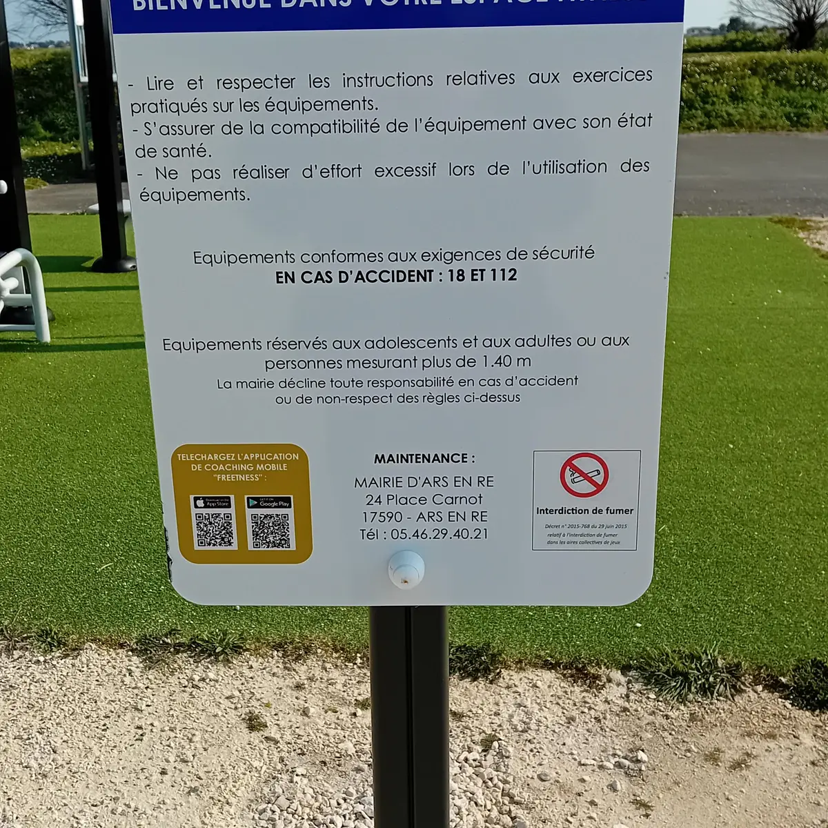 Street workout d'Ars-en-Ré - Panel