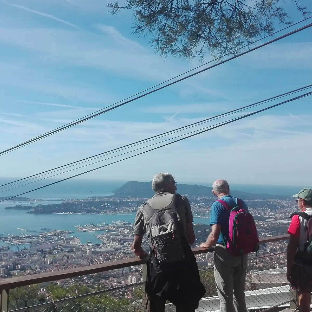 L'arrivée du téléphérique