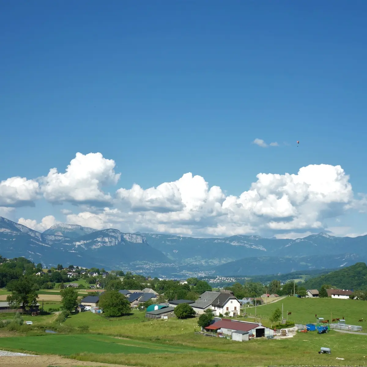 vue sur les Bauges