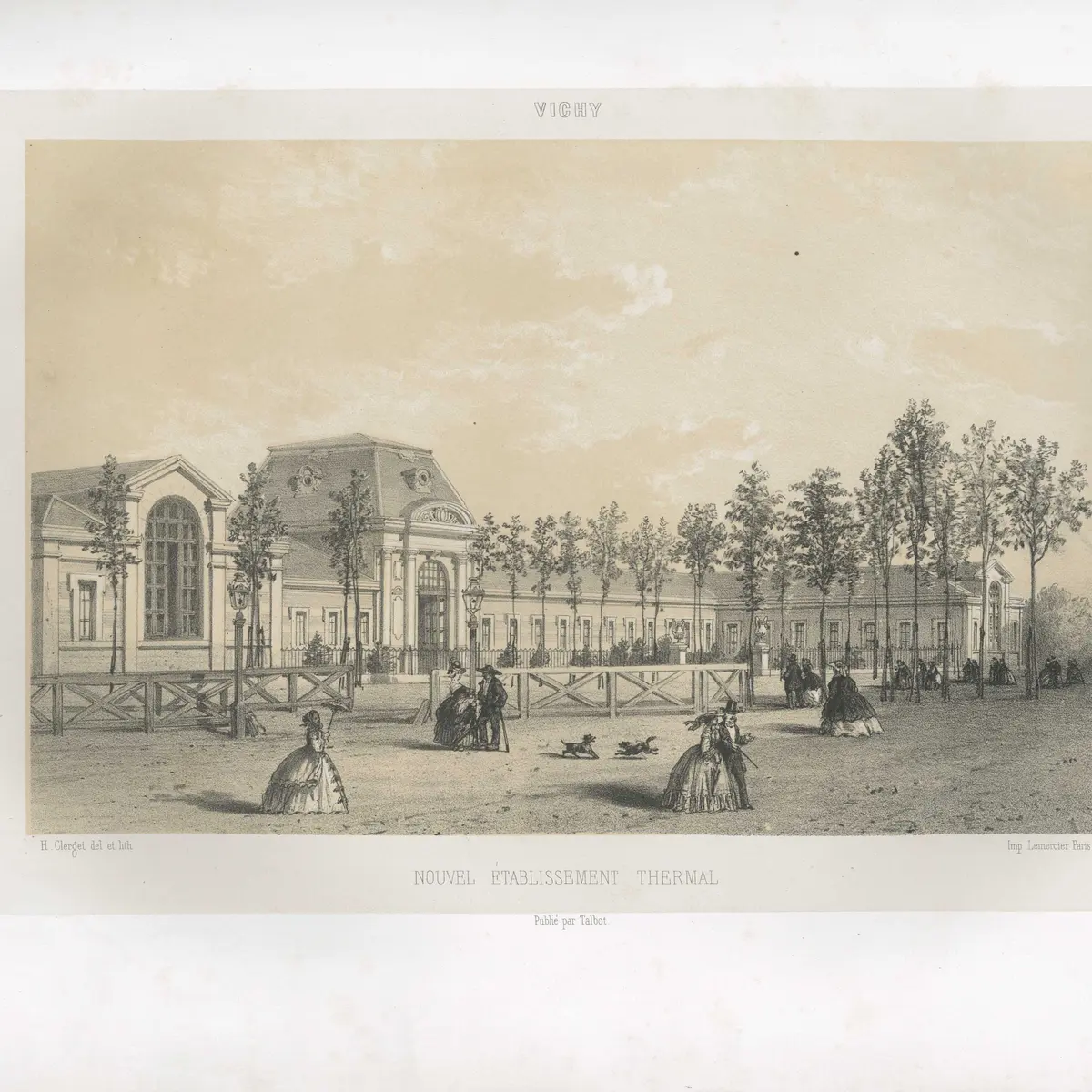 Extrait de Vichy ses sources et ses environs, 1856