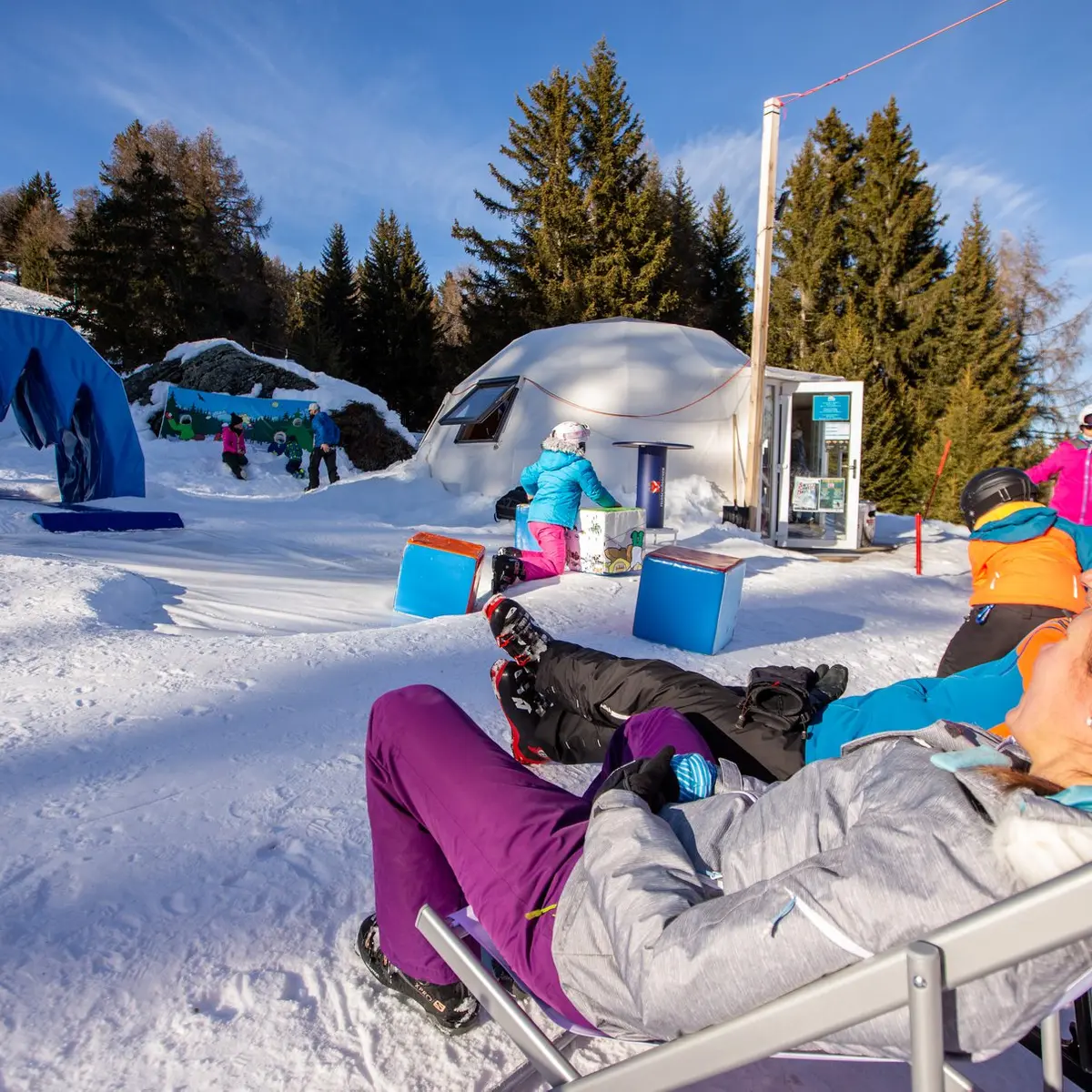 L'Igloo 1850 en hiver