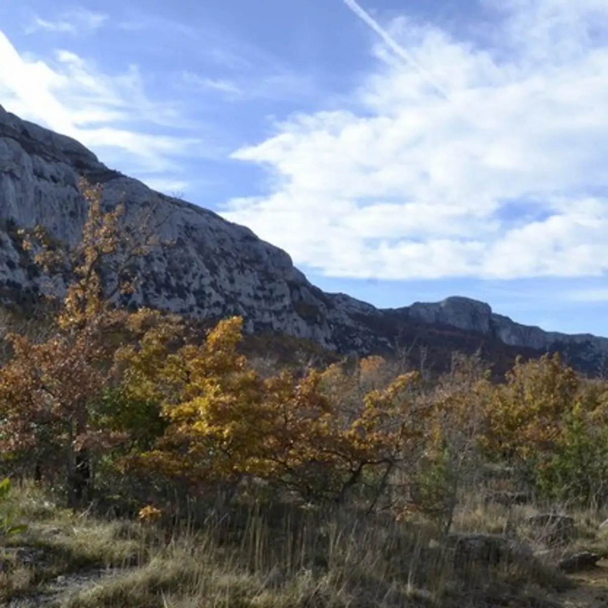 Vue sur la montagne de la Sainte-Baume