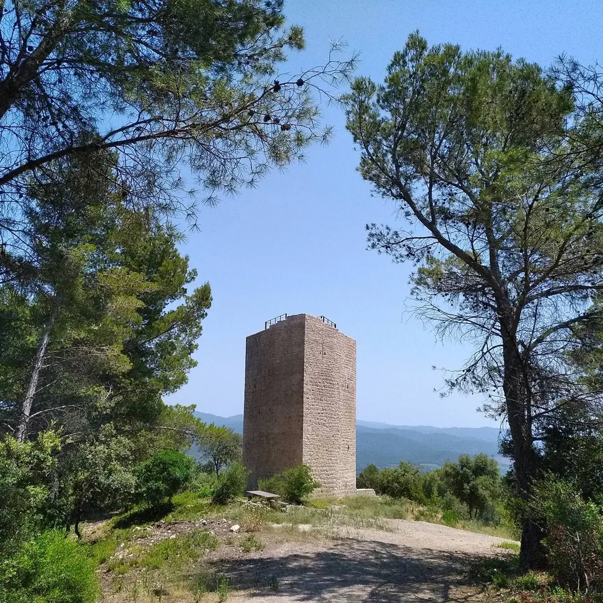 Vue de la tour avec une vue panoramique imprenable