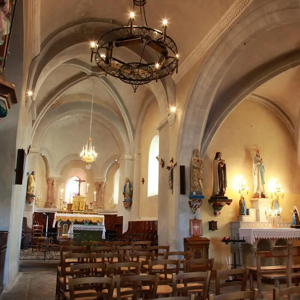Intérieur Eglise Javaugues
