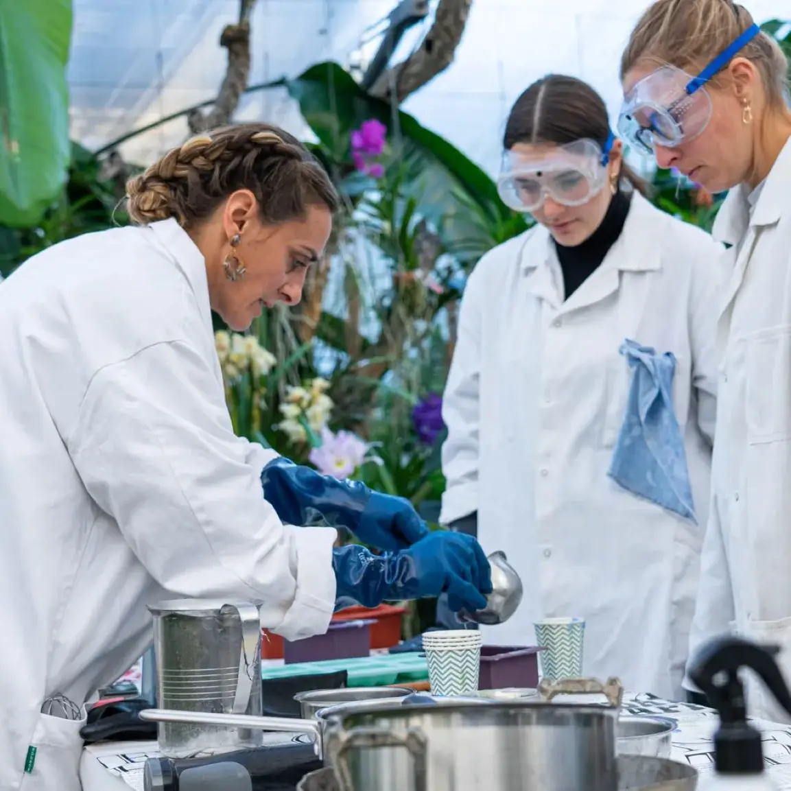 Fabrication de savon marbré