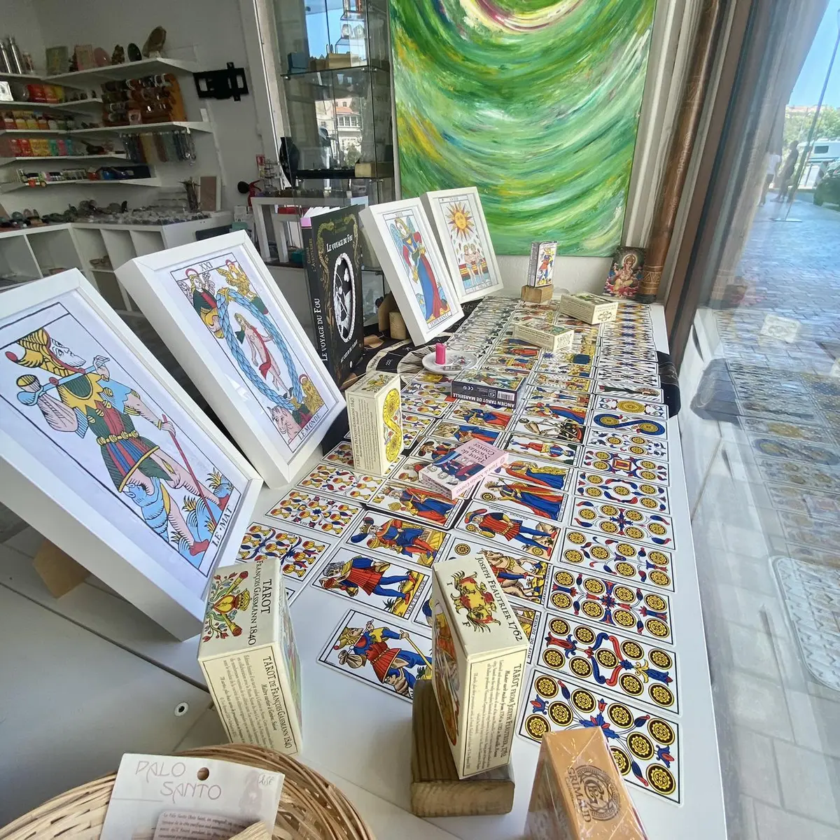 Les jeux en vitrine