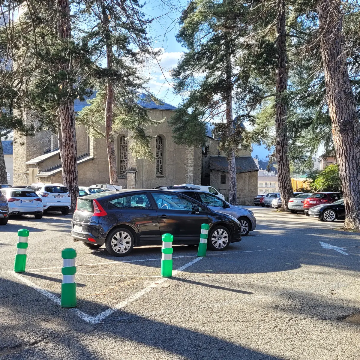 Parking ensoleillé