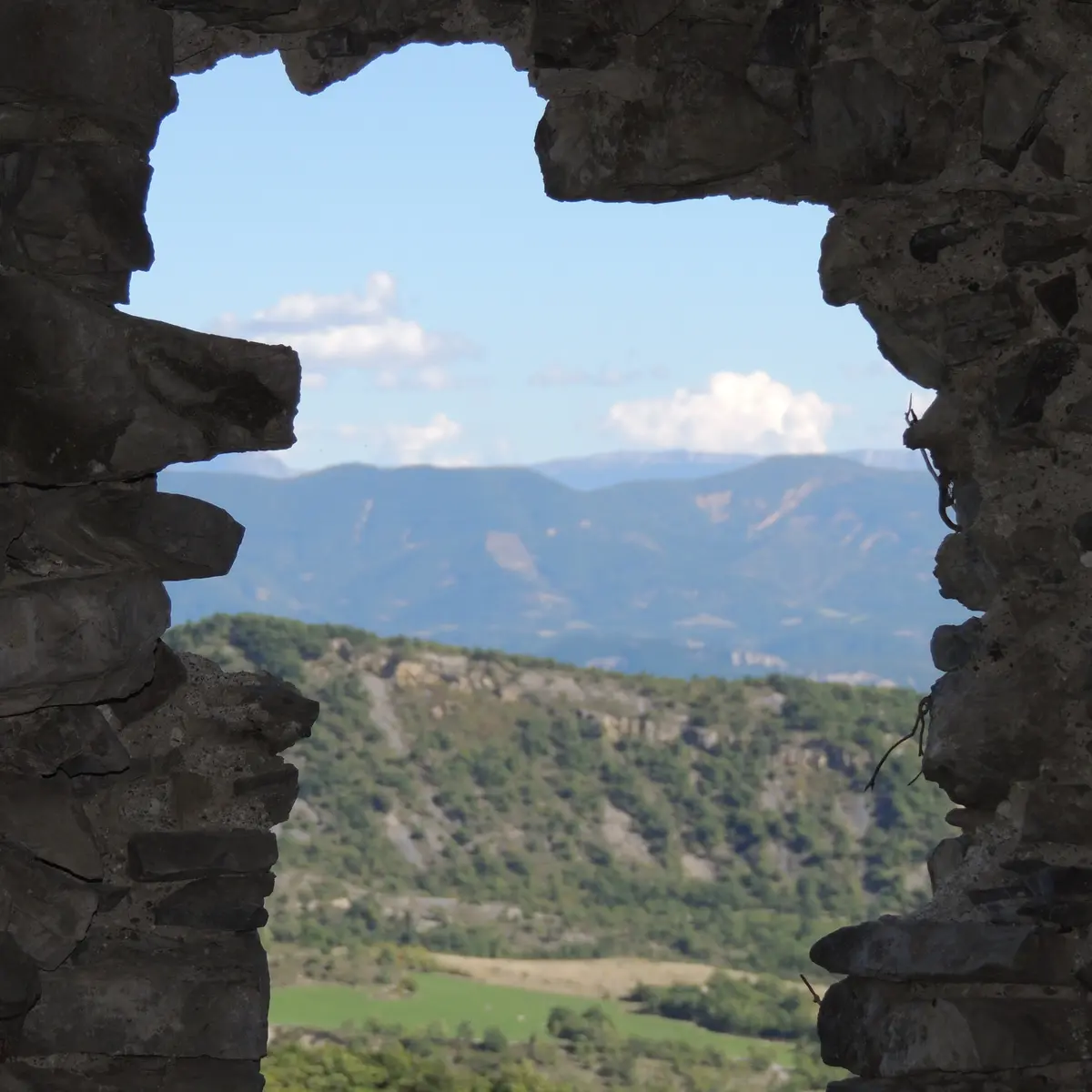 Vue du Vieux Noyers à Noyers sur Jabron