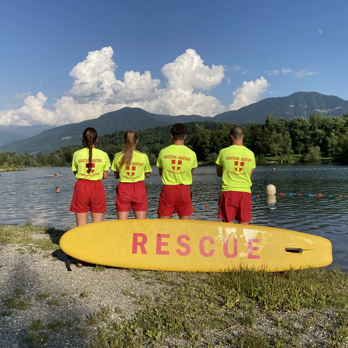 Sauveteurs Lac de Carouge