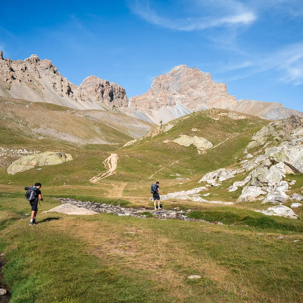 Randonnée au lac de l'Oronaye et au col de Roburent