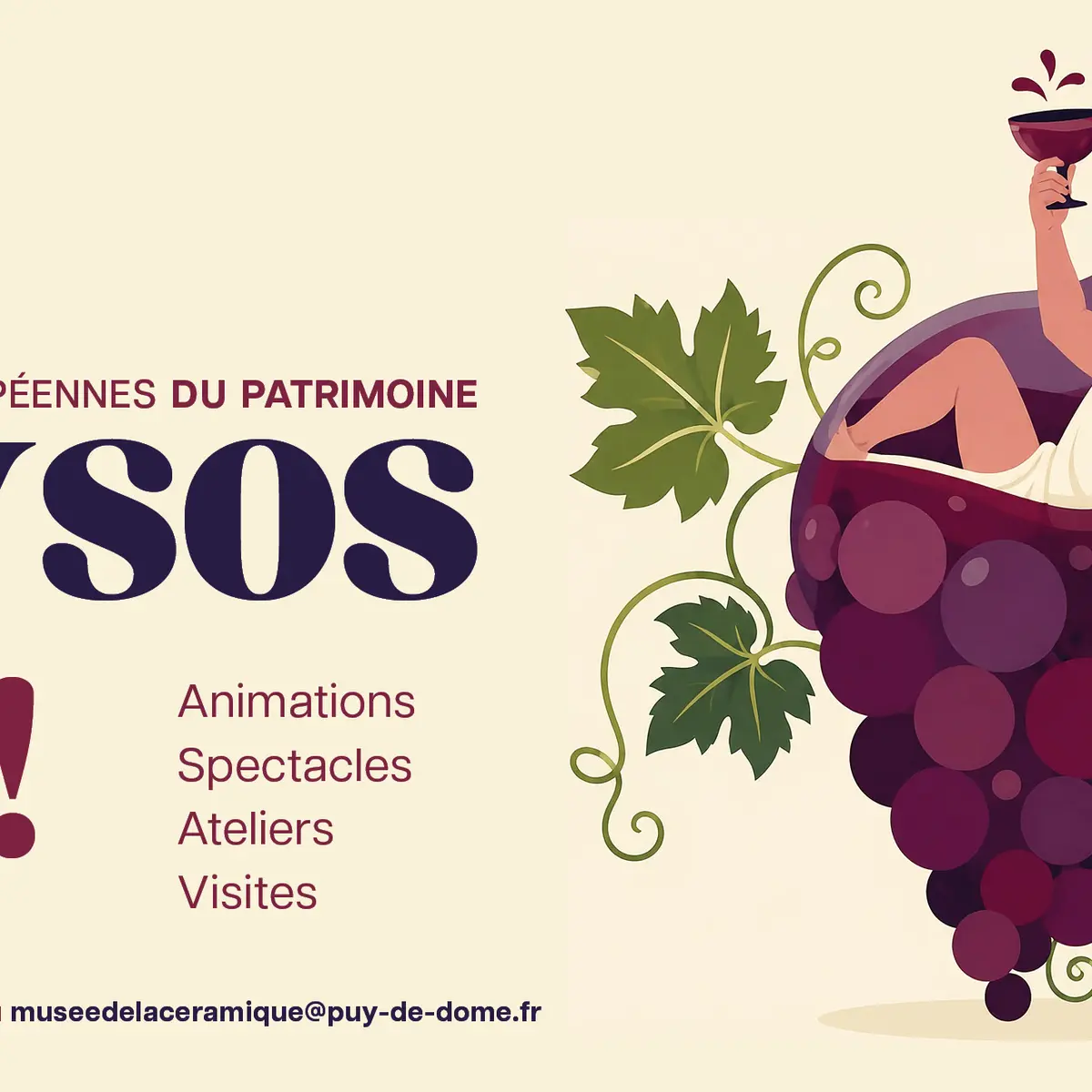 Journées Européennes du Patrimoin Dionysos en délire !