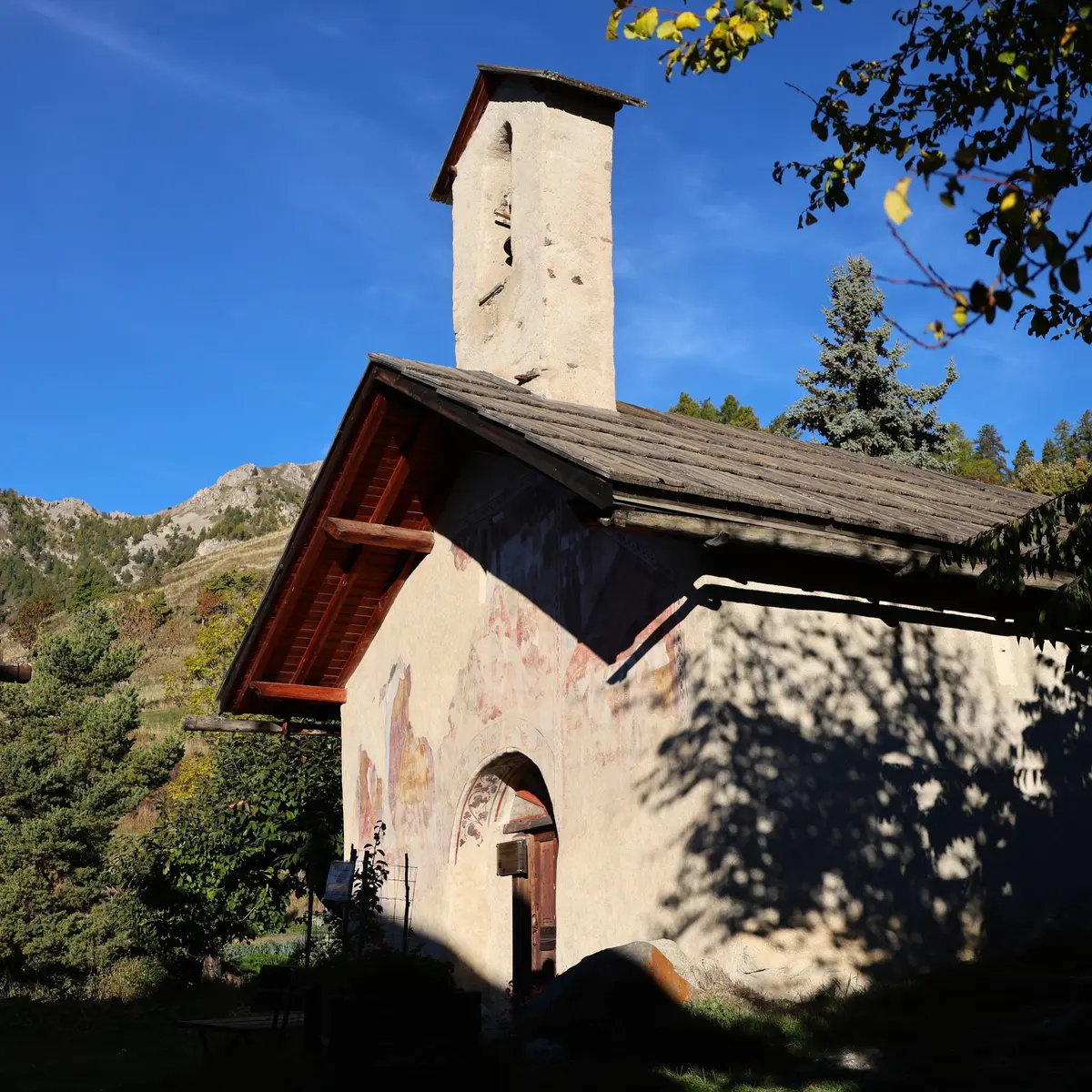 La chapelle Sainte-Lucie du hameau de Puy Chalvin