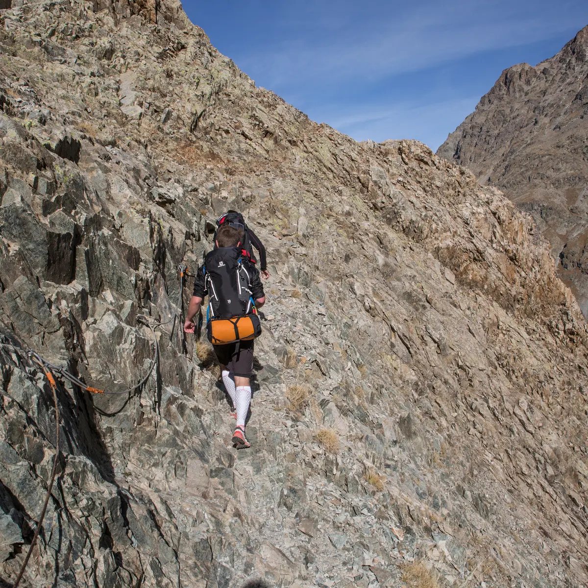 Chemin d'accès au refuge Adèle Planchard