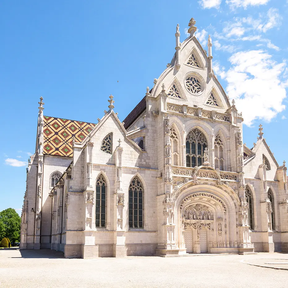 Vue extérieure du Monastère royal de Brou