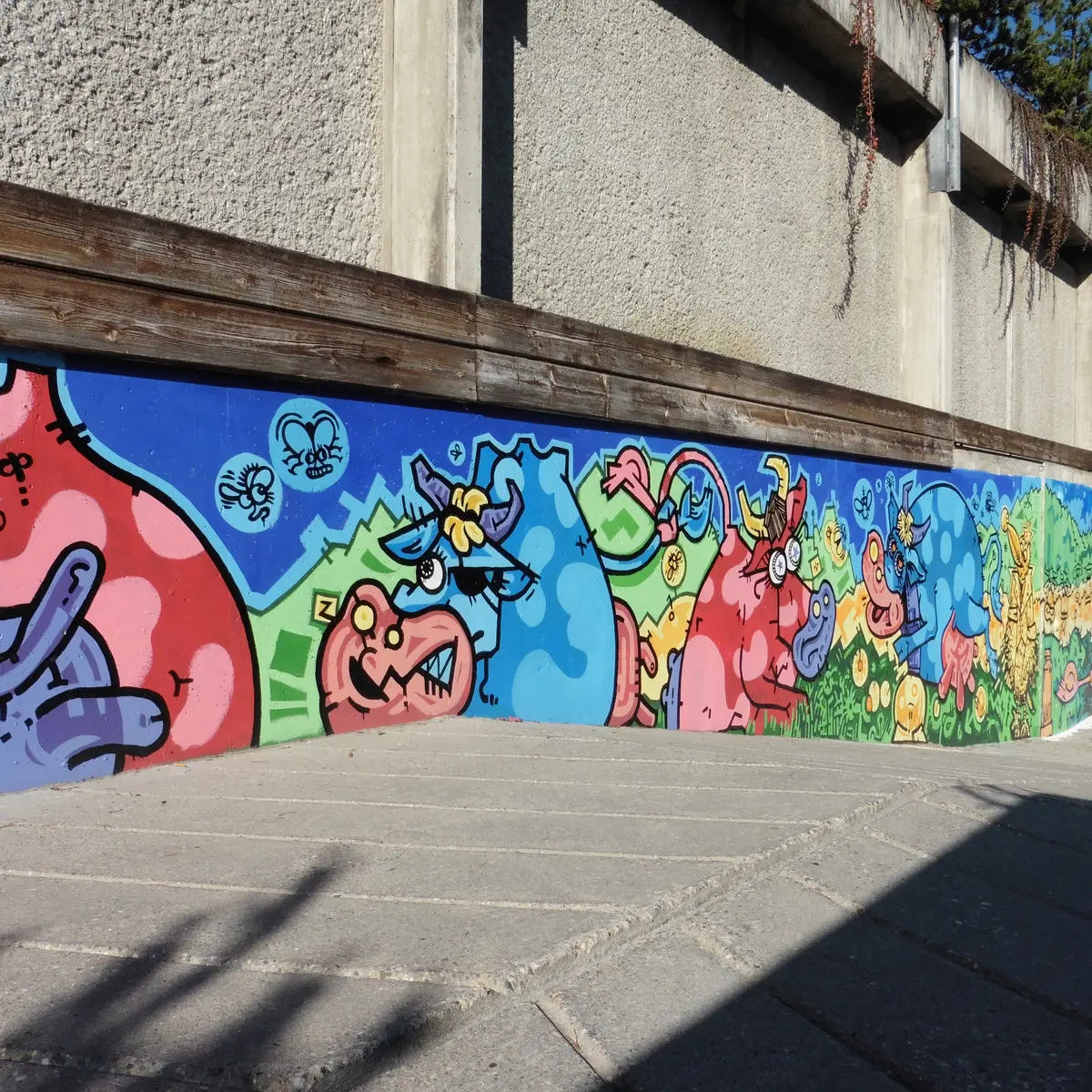 Art Vache Buvez du lait