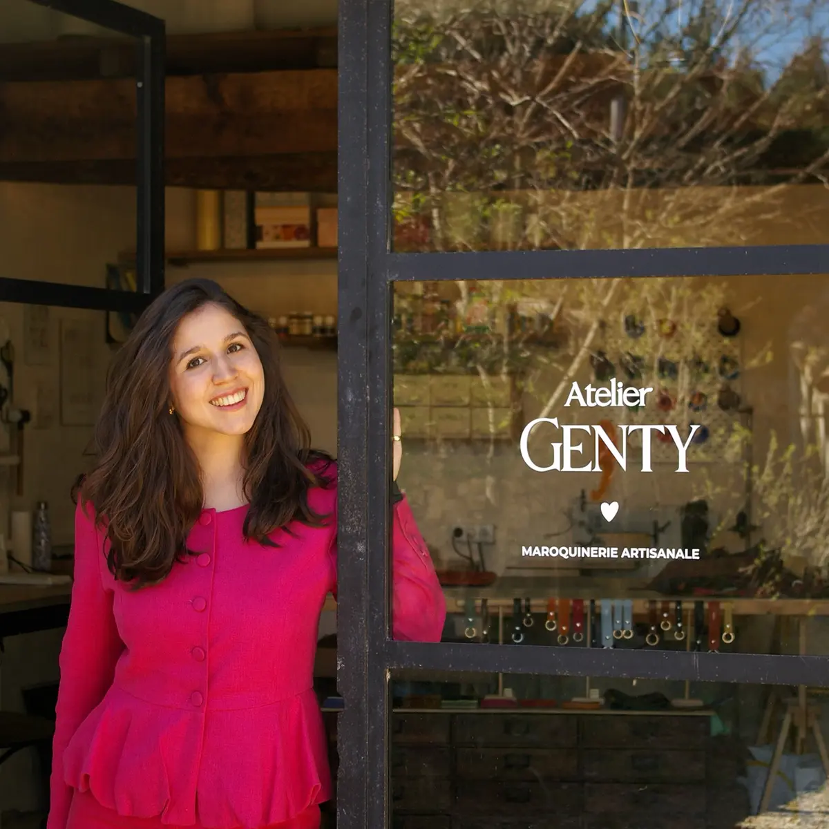Devanture atelier Genty à Saint rémy de provence