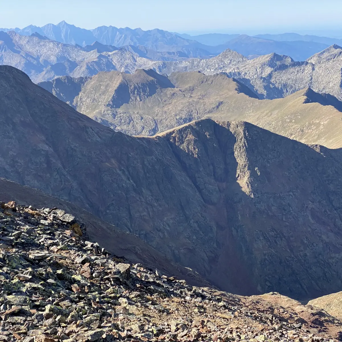 Vue depuis le sommet du Montcalm