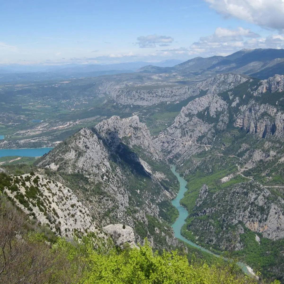 La sortie des grandes Gorges