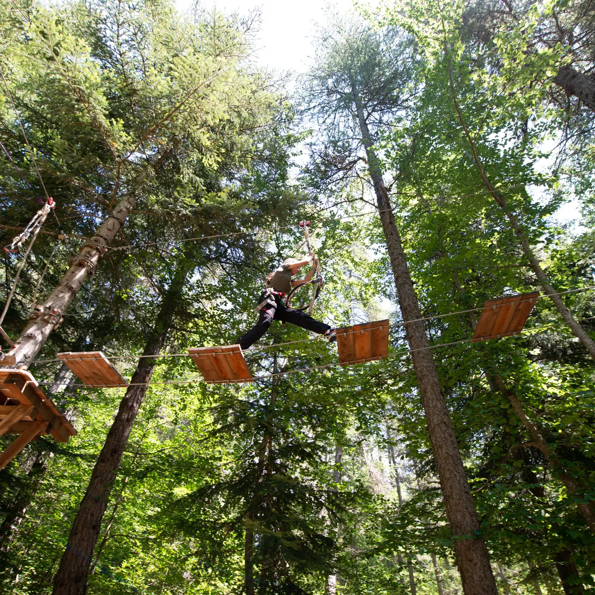 Accrobranche_Base de loisirs d'Orcières
