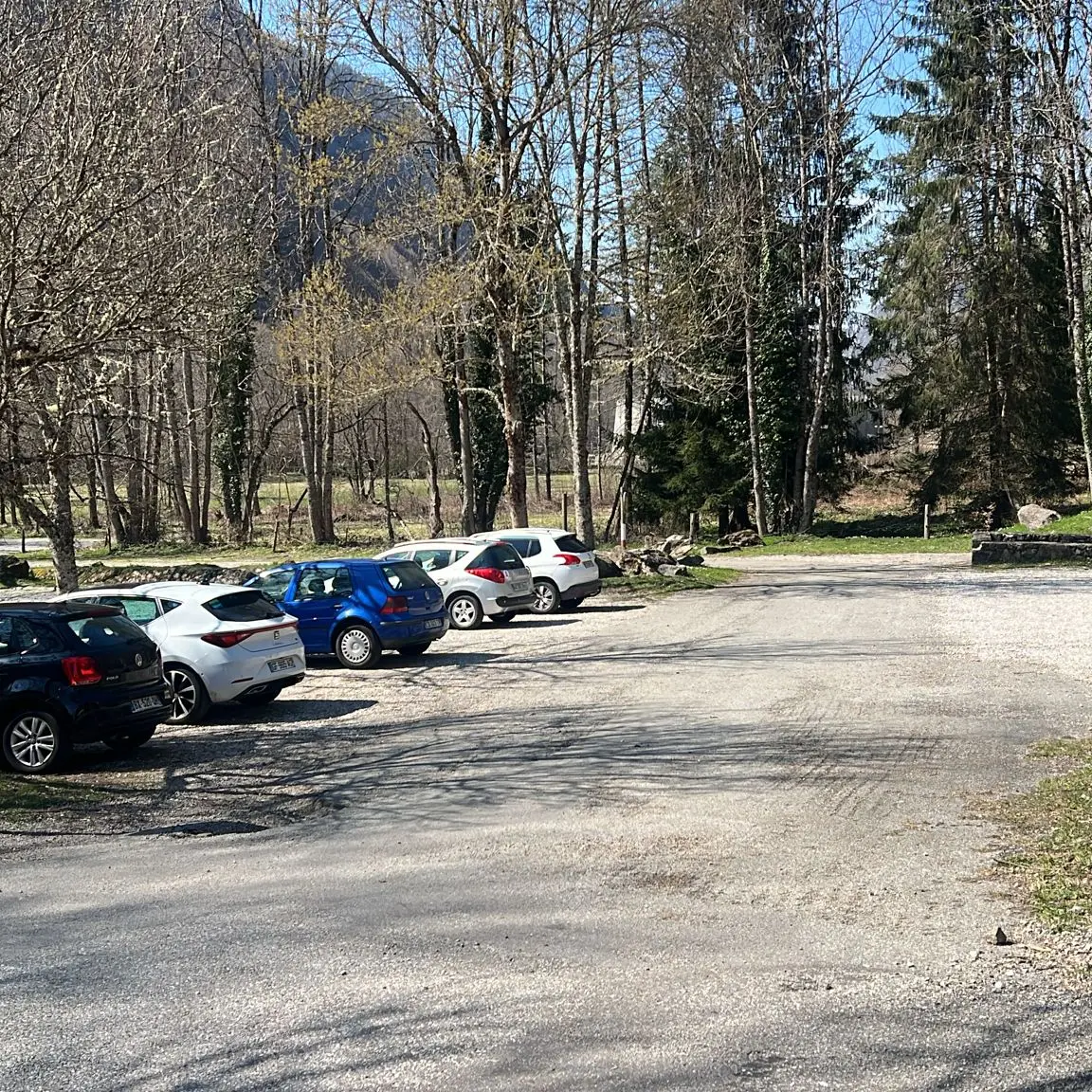 Le parking des forges d'Orlu