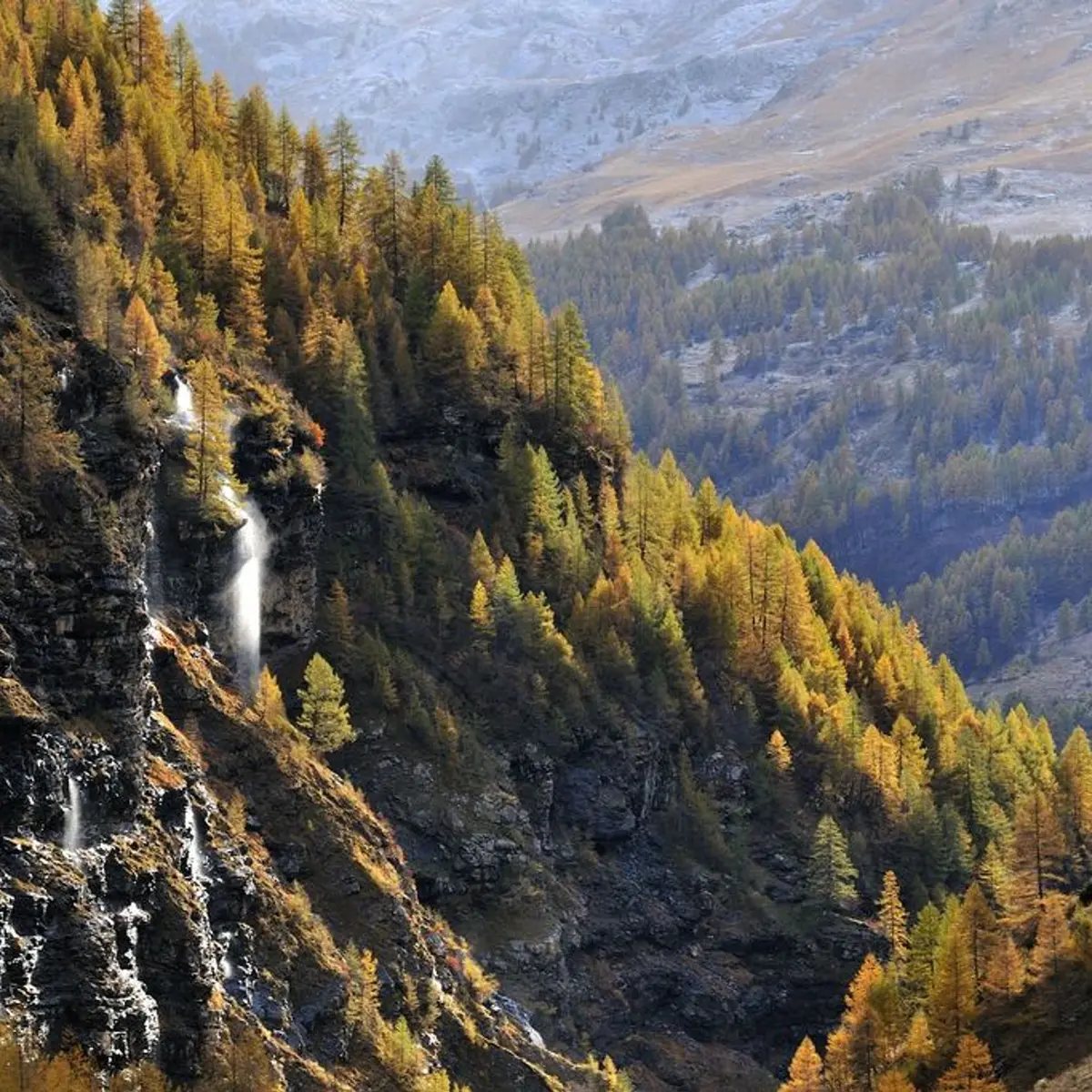Cascade du Laus en automne