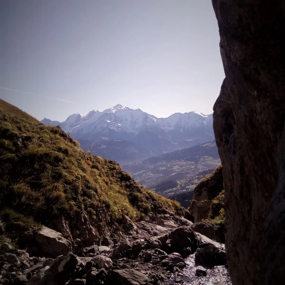Photo vue sur Mont-Blanc