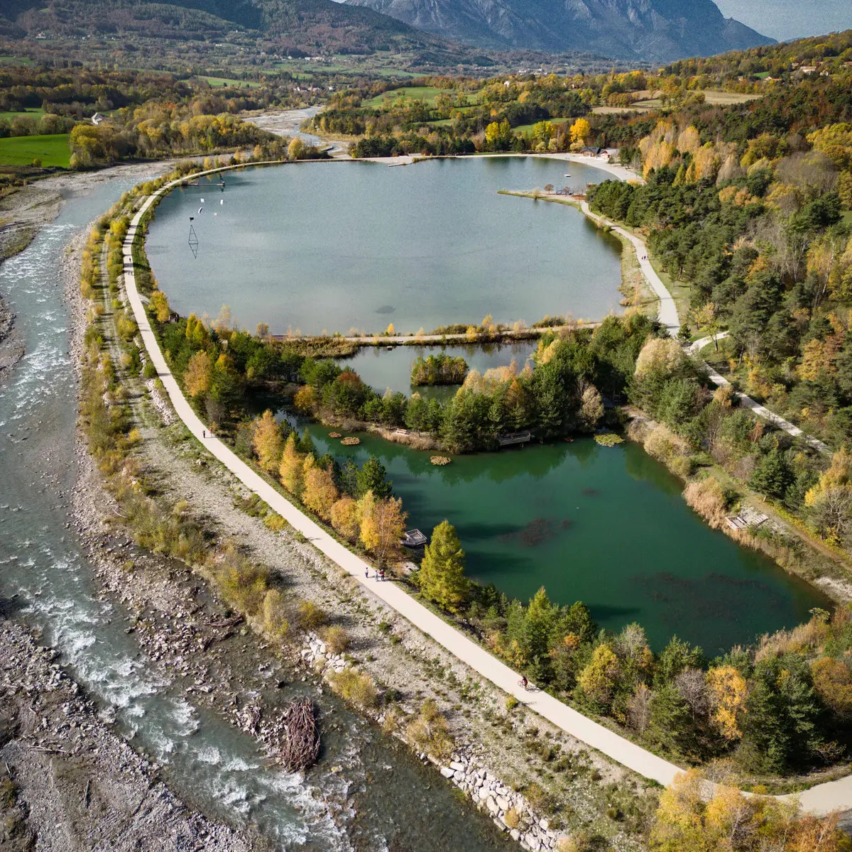 Itinéraire voie douce le long du drac