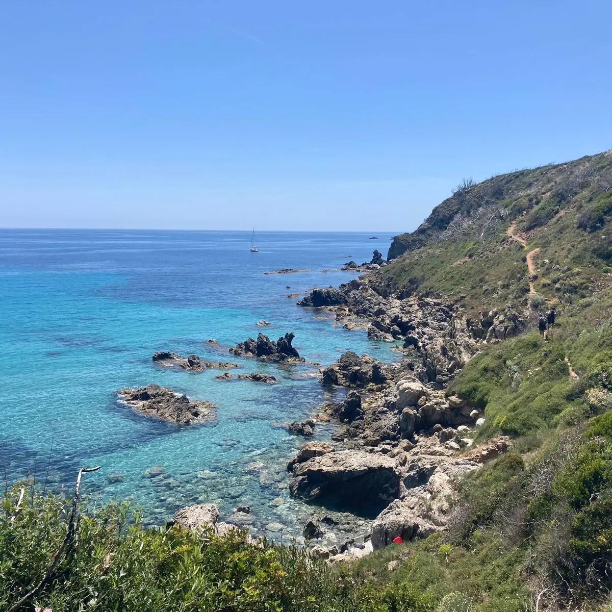 Le sentier du littoral entre les 2 caps